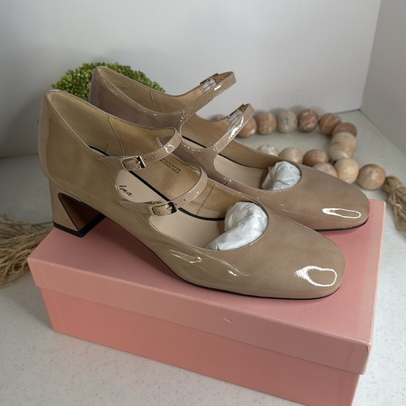 ANA PALMA
Made In Spain Patent Leather Dual Strap Mary Jane Heels 10.5/Euro 41 - Picture 12 of 12